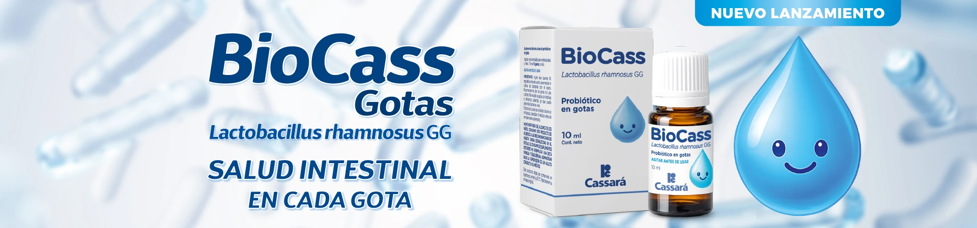 Biocass Gotas - Lactobacillus Rhamnosus GG - Laboratorio Pablo Cassará