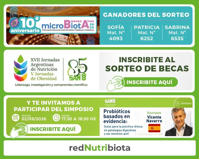 Microbiota BA - SAN - XVII Jornadas Argentinas de Nutrición - V Jornadas de Obesidad - Simposio - probióticos basados en evidencia - Vicente Navarro